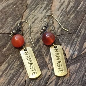 Namaste Dangle Earrings